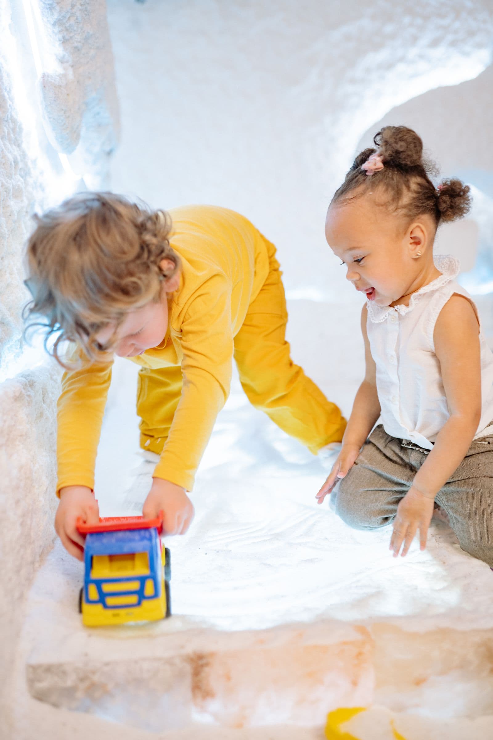 Toddlers playing together