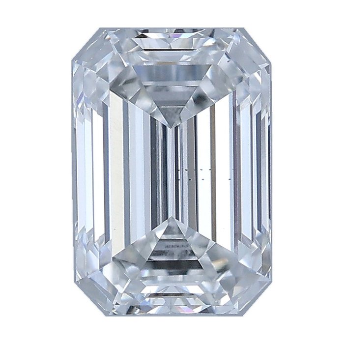 1.02 Carat Emerald Lab-Grown Diamond, E VS2, IGI Certified, still frame from the stone's own 360° video, Carat Confidential product photo