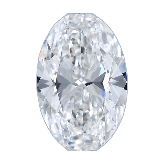 2.21 Carat Oval Lab-Grown Diamond, E VVS2, IGI Certified, still frame from the stone's own 360° video, Carat Confidential product photo