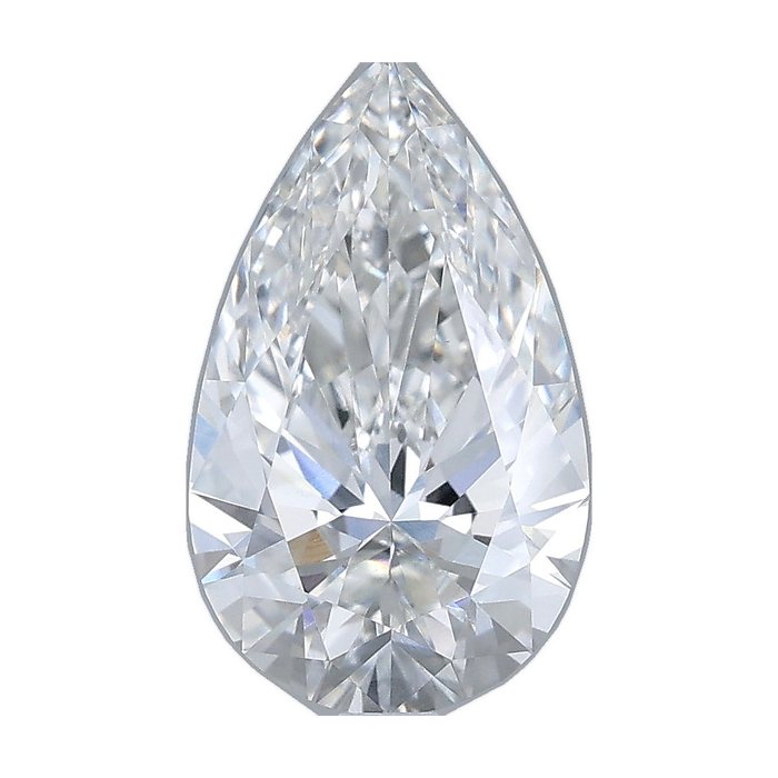 2.09 Carat Pear Lab-Grown Diamond, F VVS2, IGI Certified, still frame from the stone's own 360° video, Carat Confidential product photo