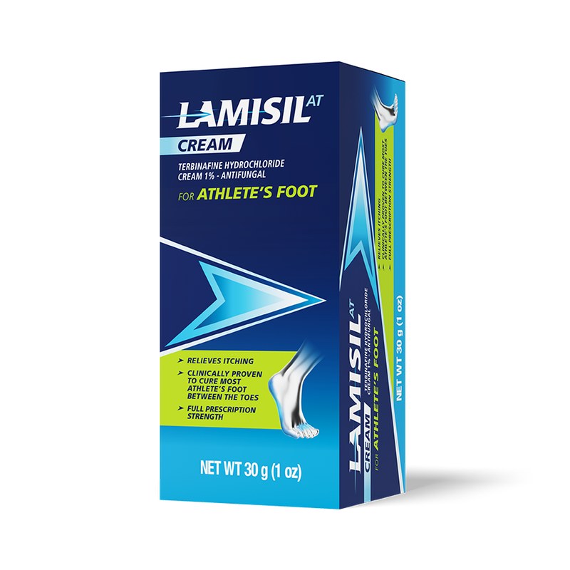 Lamisil AT Athlete's Foot Cream, official product photo from lamisilat.com