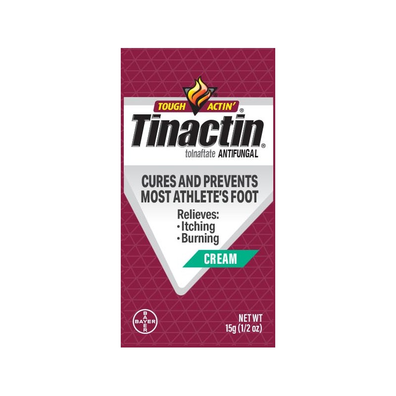 Tinactin Antifungal Cream carton, from the product's DailyMed label